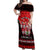 Chilling With My Gnomies Christmas Off Shoulder Maxi Dress Gnomie Friend Xmas Vibes - Wonder Print Shop
