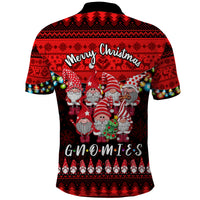 Chilling With My Gnomies Christmas Polo Shirt Gnomie Friend Xmas Vibes - Wonder Print Shop