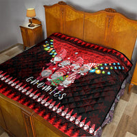 Chilling With My Gnomies Christmas Quilt Gnomie Friend Xmas Vibes - Wonder Print Shop