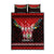 Chilling With My Gnomies Christmas Quilt Bed Set Gnomie Friend Xmas Vibes - Wonder Print Shop
