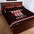 Chilling With My Gnomies Christmas Quilt Bed Set Gnomie Friend Xmas Vibes - Wonder Print Shop
