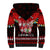 Chilling With My Gnomies Christmas Sherpa Hoodie Gnomie Friend Xmas Vibes - Wonder Print Shop