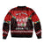 Chilling With My Gnomies Christmas Sleeve Zip Bomber Jacket Gnomie Friend Xmas Vibes - Wonder Print Shop