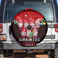 Chilling With My Gnomies Christmas Spare Tire Cover Gnomie Friend Xmas Vibes - Wonder Print Shop