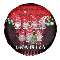 Chilling With My Gnomies Christmas Spare Tire Cover Gnomie Friend Xmas Vibes - Wonder Print Shop