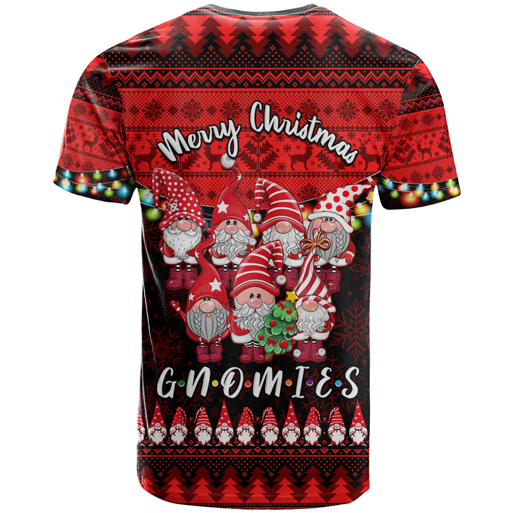 Chilling With My Gnomies Christmas T Shirt Gnomie Friend Xmas Vibes - Wonder Print Shop