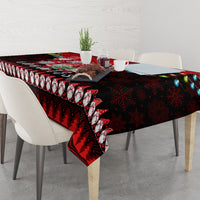 Chilling With My Gnomies Christmas Tablecloth Gnomie Friend Xmas Vibes - Wonder Print Shop