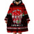 Chilling With My Gnomies Christmas Wearable Blanket Hoodie Gnomie Friend Xmas Vibes - Wonder Print Shop