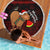 Capybara Christmas Beach Blanket Merry Capymas - Wonder Print Shop