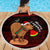 Capybara Christmas Beach Blanket Merry Capymas - Wonder Print Shop