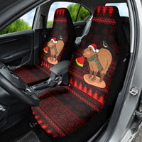 Capybara Christmas Car Seat Cover Merry Capymas - Wonder Print Shop