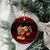 Capybara Christmas Ceramic Ornament Merry Capymas - Wonder Print Shop