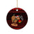 Capybara Christmas Ceramic Ornament Merry Capymas - Wonder Print Shop