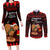 Capybara Christmas Couples Matching Long Sleeve Bodycon Dress and Long Sleeve Button Shirt Merry Capymas - Wonder Print Shop