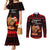 capybara-christmas-couples-matching-mermaid-dress-and-long-sleeve-button-shirt-merry-capymas