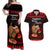 Capybara Christmas Couples Matching Off Shoulder Maxi Dress and Hawaiian Shirt Merry Capymas - Wonder Print Shop