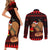 Capybara Christmas Couples Matching Short Sleeve Bodycon Dress and Long Sleeve Button Shirt Merry Capymas - Wonder Print Shop