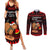 Capybara Christmas Couples Matching Summer Maxi Dress and Long Sleeve Button Shirt Merry Capymas - Wonder Print Shop