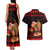 Capybara Christmas Couples Matching Tank Maxi Dress and Hawaiian Shirt Merry Capymas - Wonder Print Shop