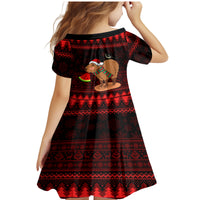 Capybara Christmas Family Matching Mermaid Dress and Hawaiian Shirt Merry Capymas - Wonder Print Shop