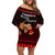 Capybara Christmas Family Matching Off Shoulder Short Dress and Hawaiian Shirt Merry Capymas - Wonder Print Shop