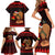 Capybara Christmas Family Matching Short Sleeve Bodycon Dress and Hawaiian Shirt Merry Capymas - Wonder Print Shop