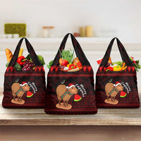 Capybara Christmas Grocery Bag Merry Capymas