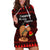 Capybara Christmas Hoodie Dress Merry Capymas - Wonder Print Shop