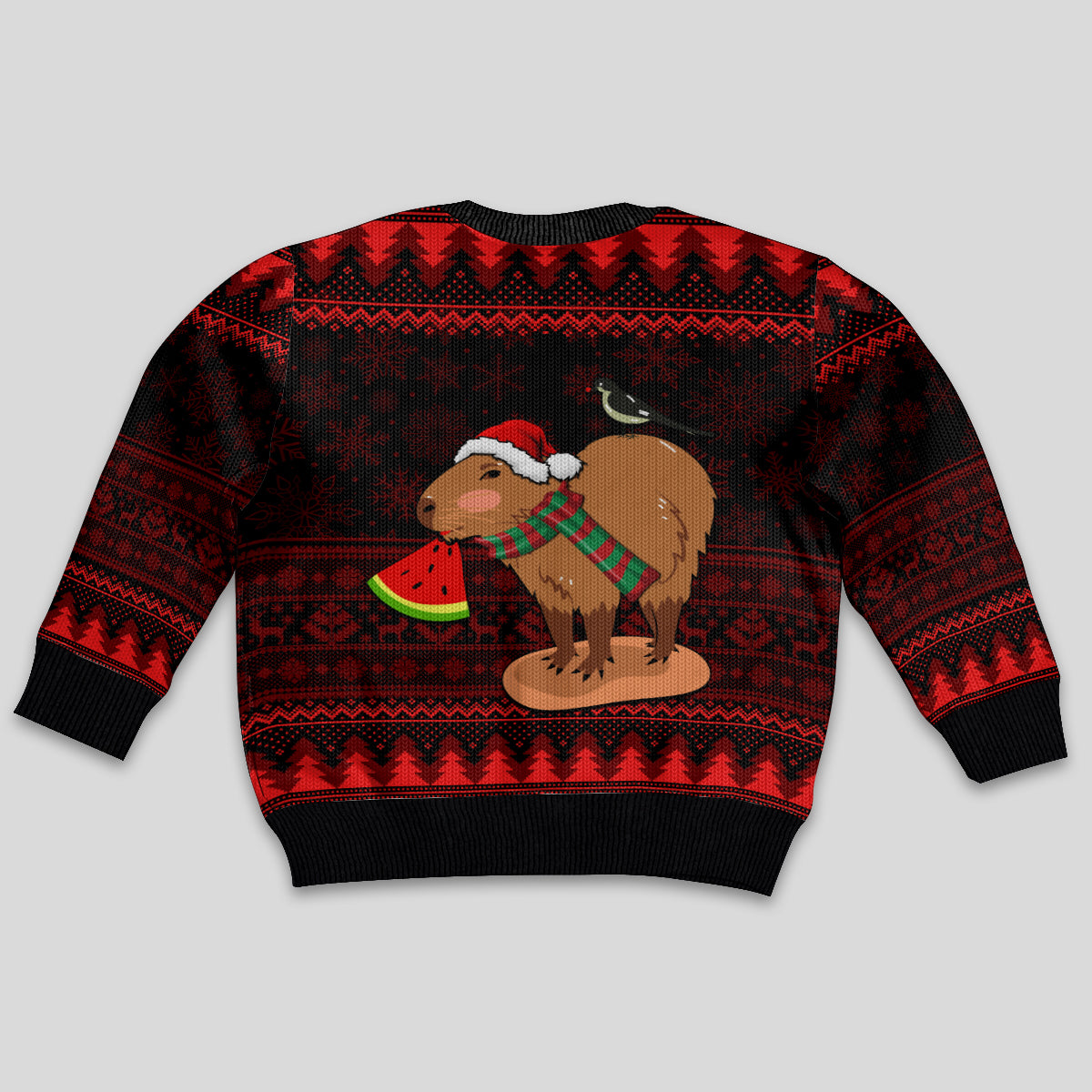 Capybara Christmas Kid Ugly Christmas Sweater Merry Capymas - Wonder Print Shop