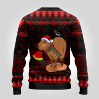Capybara Christmas Ugly Christmas Sweater Merry Capymas - Wonder Print Shop