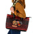 Capybara Christmas Leather Tote Bag Merry Capymas - Wonder Print Shop