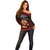 Capybara Christmas Off Shoulder Sweater Merry Capymas - Wonder Print Shop
