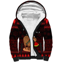 Capybara Christmas Sherpa Hoodie Merry Capymas - Wonder Print Shop