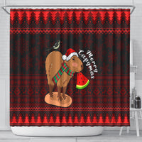 capybara-christmas-shower-curtain-merry-capymas
