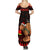 Capybara Christmas Summer Maxi Dress Merry Capymas - Wonder Print Shop