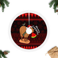 Capybara Christmas Tree Skirt Merry Capymas - Wonder Print Shop