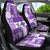 Hawaiian Quilt Car Seat Cover Tiki Tropical Retro Purple Version - Wonder Print Shop