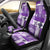 Hawaiian Quilt Car Seat Cover Tiki Tropical Retro Purple Version - Wonder Print Shop