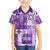 Hawaiian Quilt Kid Hawaiian Shirt Tiki Tropical Retro Purple Version - Wonder Print Shop