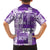 Hawaiian Quilt Kid Hawaiian Shirt Tiki Tropical Retro Purple Version - Wonder Print Shop