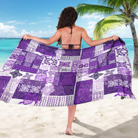 Hawaiian Quilt Sarong Tiki Tropical Retro Purple Version - Wonder Print Shop