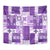 Hawaiian Quilt Tapestry Tiki Tropical Retro Purple Version - Wonder Print Shop