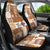 Hawaiian Quilt Car Seat Cover Tiki Tropical Retro Brown Version - Wonder Print Shop