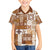 Hawaiian Quilt Kid Hawaiian Shirt Tiki Tropical Retro Brown Version - Wonder Print Shop