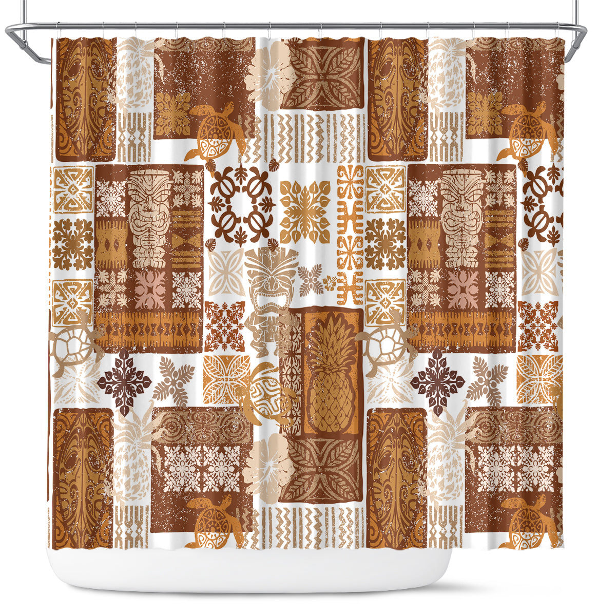 hawaiian-quilt-shower-curtain-tiki-tropical-retro-brown-version