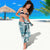 Hawaiian Quilt Sarong Tiki Tropical Retro Dark Cyan Version - Wonder Print Shop