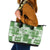 Hawaiian Quilt Leather Tote Bag Tiki Tropical Retro Green Version - Wonder Print Shop
