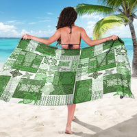Hawaiian Quilt Sarong Tiki Tropical Retro Green Version - Wonder Print Shop