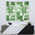 Hawaiian Quilt Tapestry Tiki Tropical Retro Green Version - Wonder Print Shop