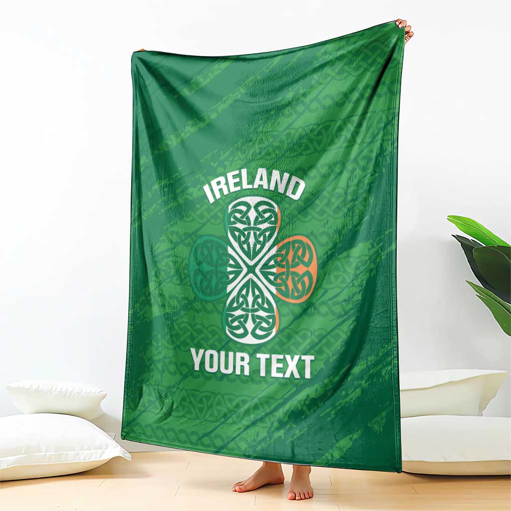 Custom Ireland Cricket Blanket Irish Celtic Knot - National Color
